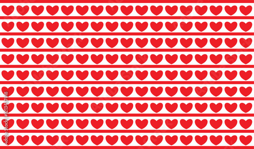 Hearts background for Valentine's Day. Patterns to print gift paper. Wallpaper. February 14