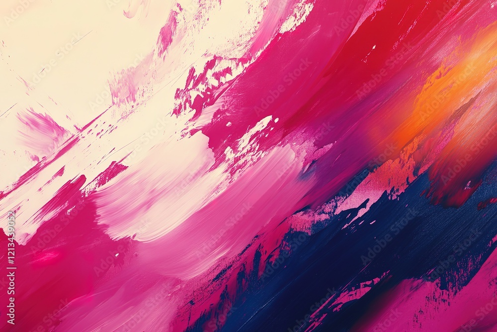Abstract painting with vibrant colors Abstract painting with vibrant colors