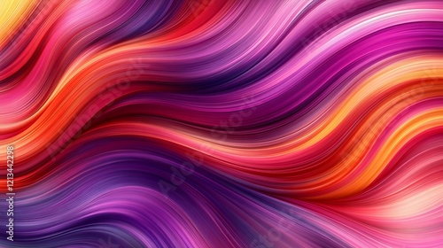 Wallpaper Mural Abstract Colorful Swirling Waves Abstract Art Design Torontodigital.ca