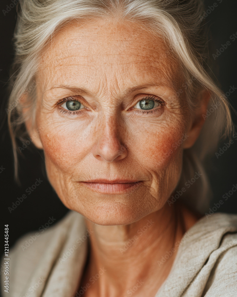 Nordic Woman Portrait with Natural Expression Nordic Woman Portrait with Natural Expression