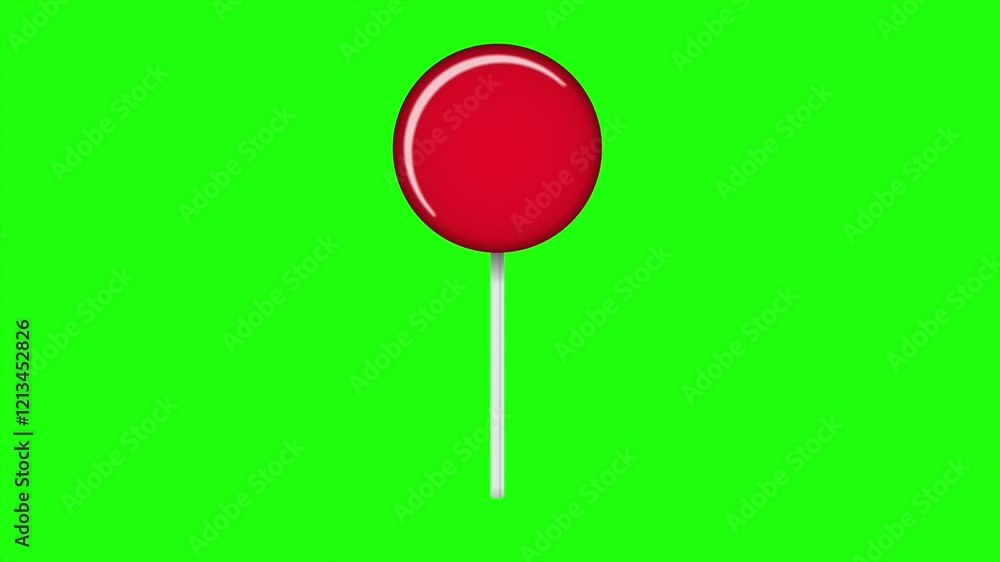Lollipop on stick animation. Striped twisted candy. Sweet candy animation. Animation for new years day, winter holiday, dessert, new years event Lollipop on stick animation. Striped twisted candy. Sweet candy animation. Animation for new years day, winter holiday, dessert, new years event
