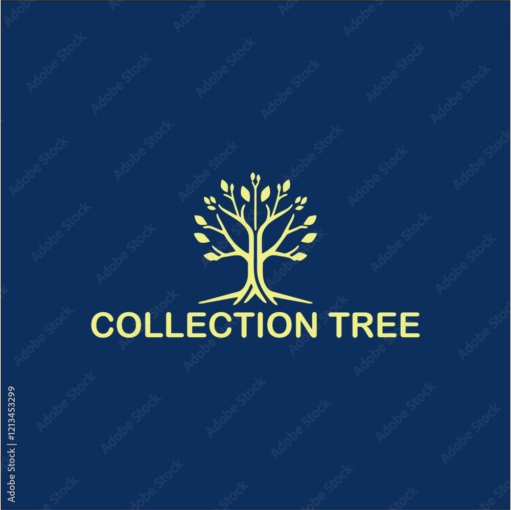 Obraz premium nature tree logo design vector illustration with creative element Premium Vector 