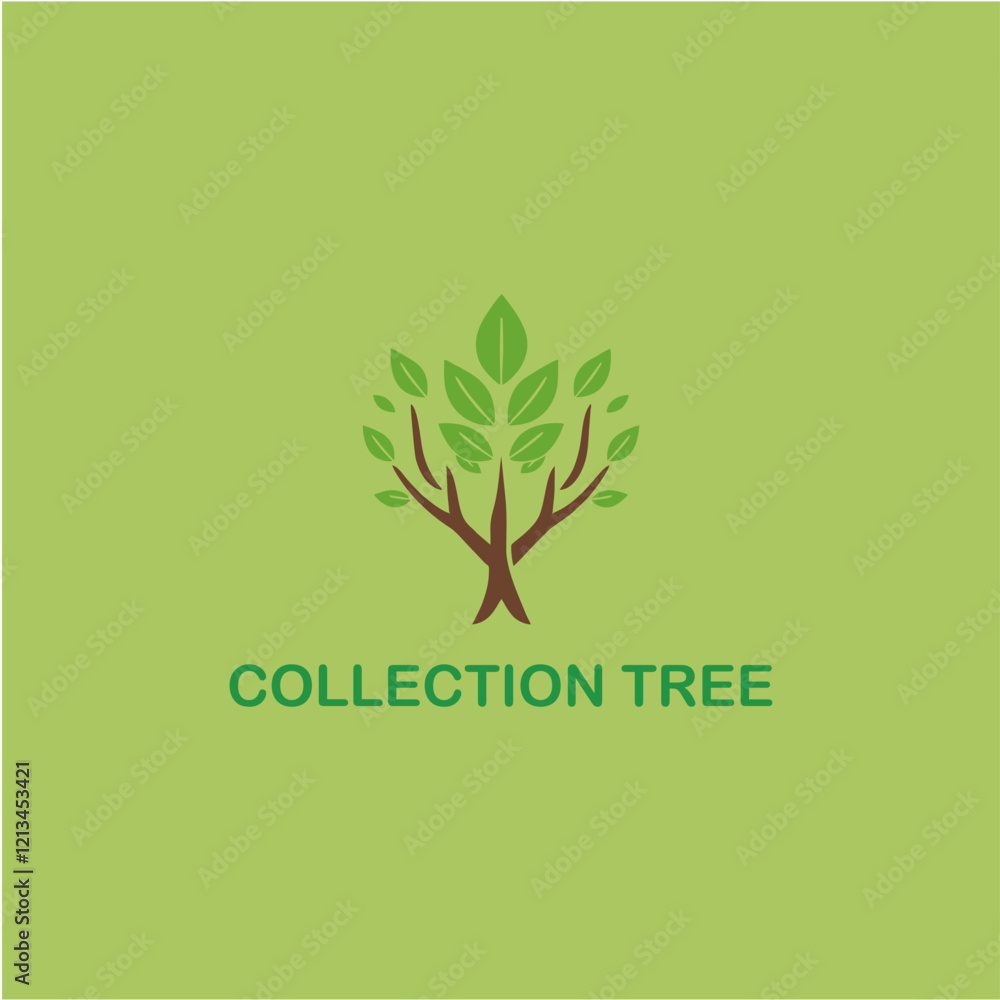 Obraz premium nature tree logo design vector illustration with creative element Premium Vector 