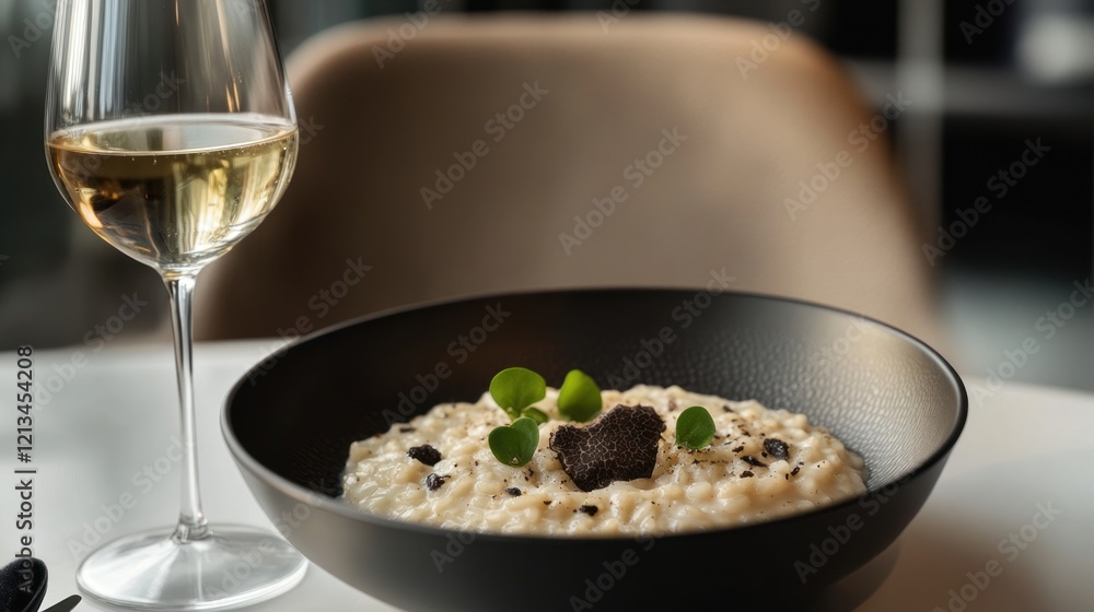 Gourmet Risotto with Truffle and White Wine Gourmet Risotto with Truffle and White Wine