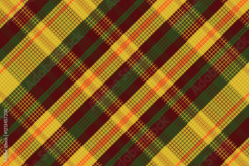 Tartan Plaid With Night Color Pattern.