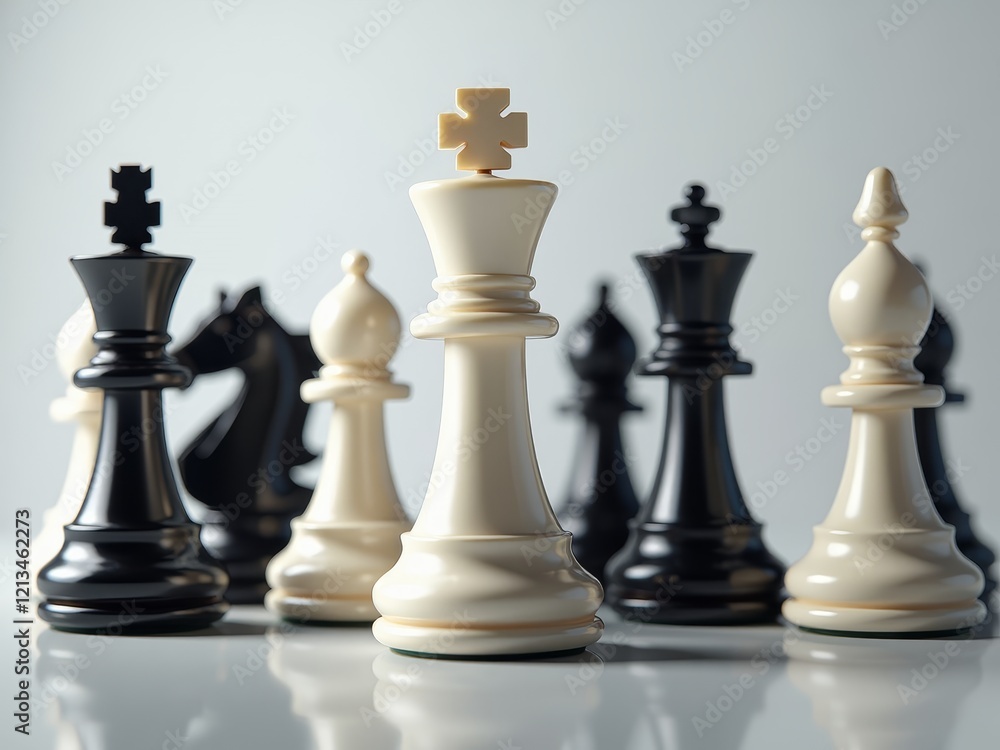 A strategic board game of kings and queens A strategic board game of kings and queens