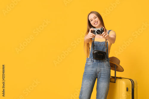 Smiling young woman with su...