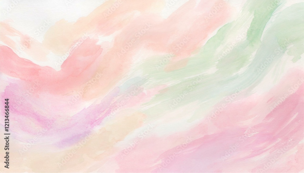 Obraz premium あたたかな春をイメージした抽象的な背景イラスト