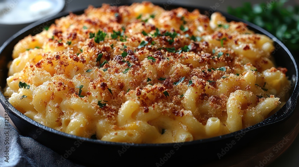 Lasagna layered with meat, béchamel sauce, and melted mozzarella, served in a baking dish topped with fresh oregano for added flavor. Lasagna layered with meat, béchamel sauce, and melted mozzarella, served in a baking dish topped with fresh oregano for added flavor.