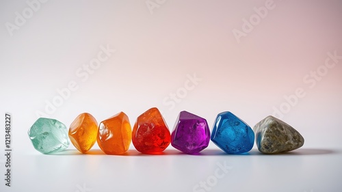 Chakra Crystals & Healing Rainbow Gradient photo