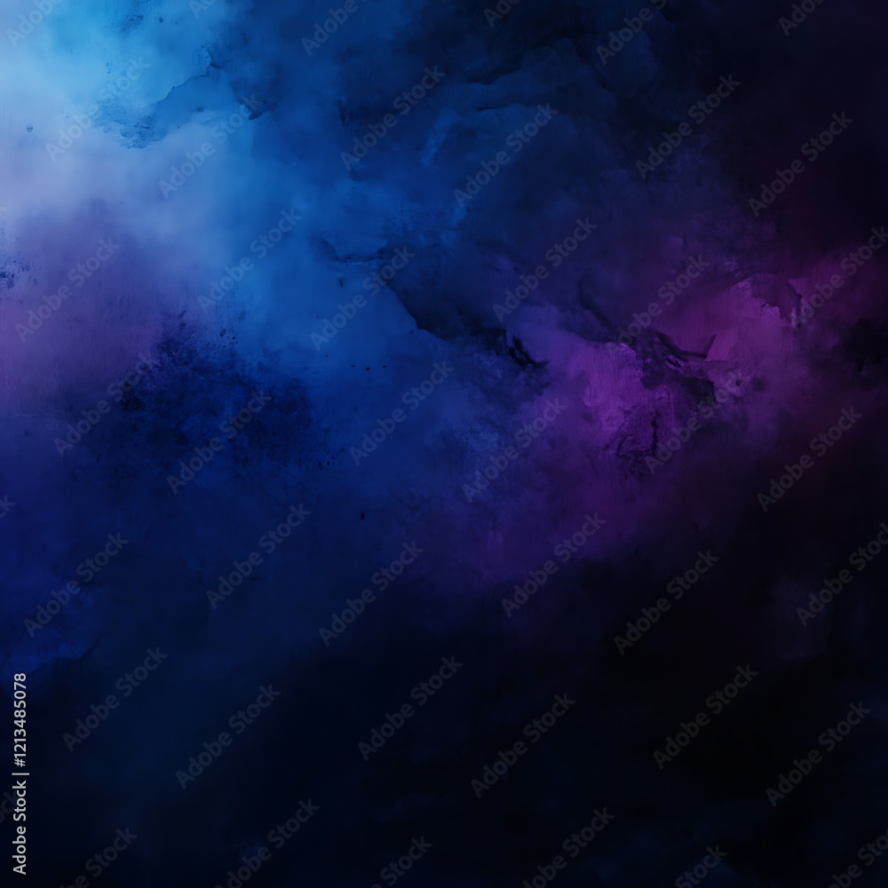 Obraz premium A blue and purple background with a lot of paint splatters
