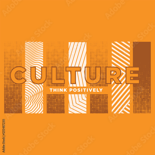 Vector Graphic CULTURE for T-shirt