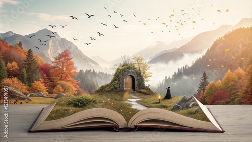 Autumnal Portal Book Compos...