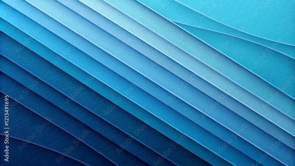 Fototapeta premium Diagonal Blue Gradient Layers Abstract Textured Design, Abstract, Background, Texture, Gradient Blue Gradient, Abstract Art