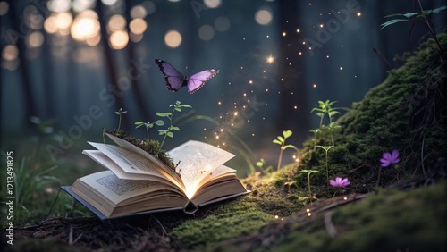 Enchanted Book Butterfly, F...