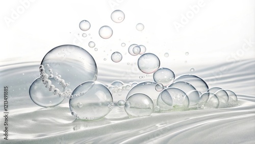 Floating Bubbles Abstract C...