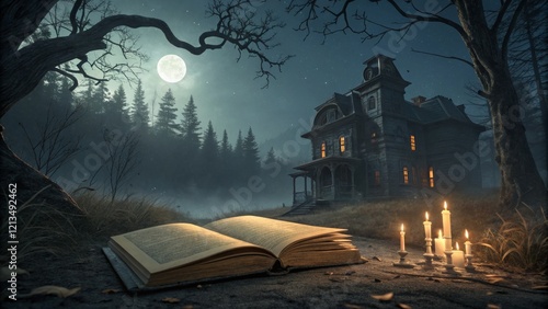 Haunted House Book Composit...