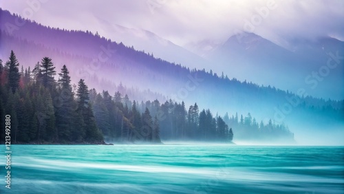 Misty Mountain Lake Long Ex...