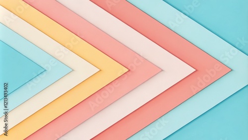 Pastel Diagonal Layers Abst...