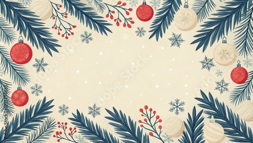 Vintage Christmas Border Cr...