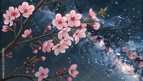 Watercolor Blossom and Gala...