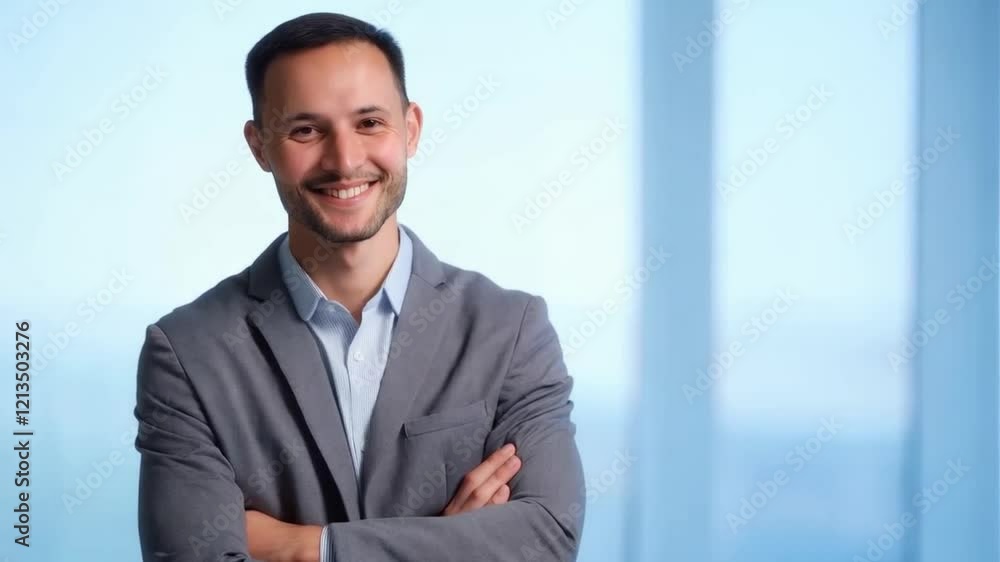 brasoso crusados businessman smiling at camera
brasoso crusados businessman smiling at camera