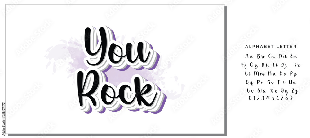 YOU ROCK | MOTIVATIONAL HAND LETTERING YOU ROCK | MOTIVATIONAL HAND LETTERING