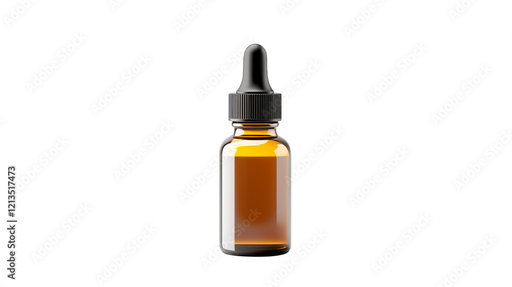 Amber Glass Dropper Bottle Mockup for Essential Oils Amber Glass Dropper Bottle Mockup for Essential Oils