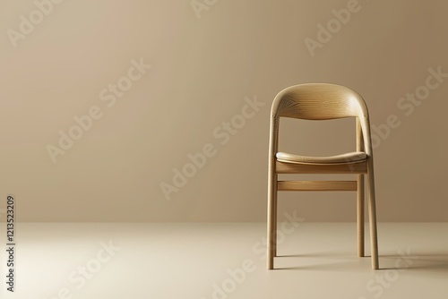 Flawless Picture of Chair Icon Isolated 3D Render Illustration