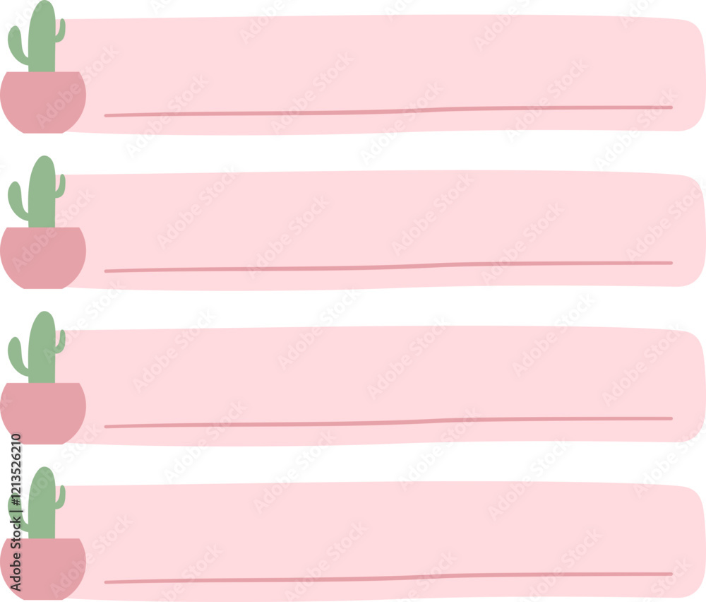 hand drawn cute to do list with plant hand drawn cute to do list with plant
