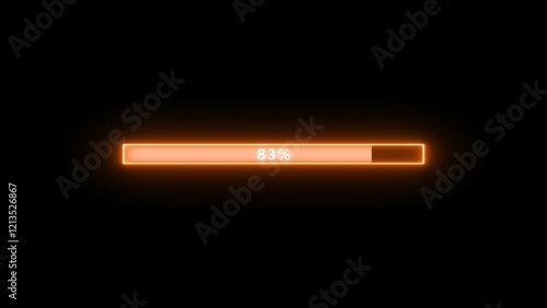 Loading Bar Illustration.