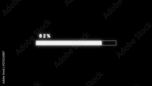 Loading Bar Illustration.