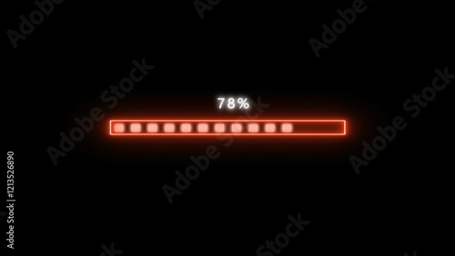 Loading Bar Illustration.