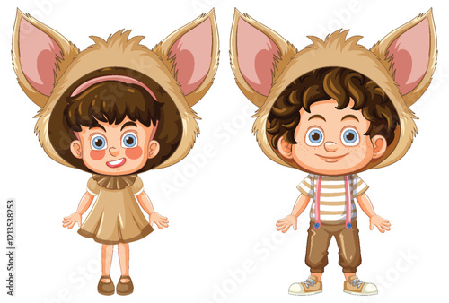 Cute Kids in Animal Costumes
