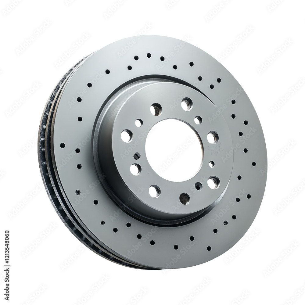 High-Quality Car Brake Disc Isolated on Transparent Background High-Quality Car Brake Disc Isolated on Transparent Background