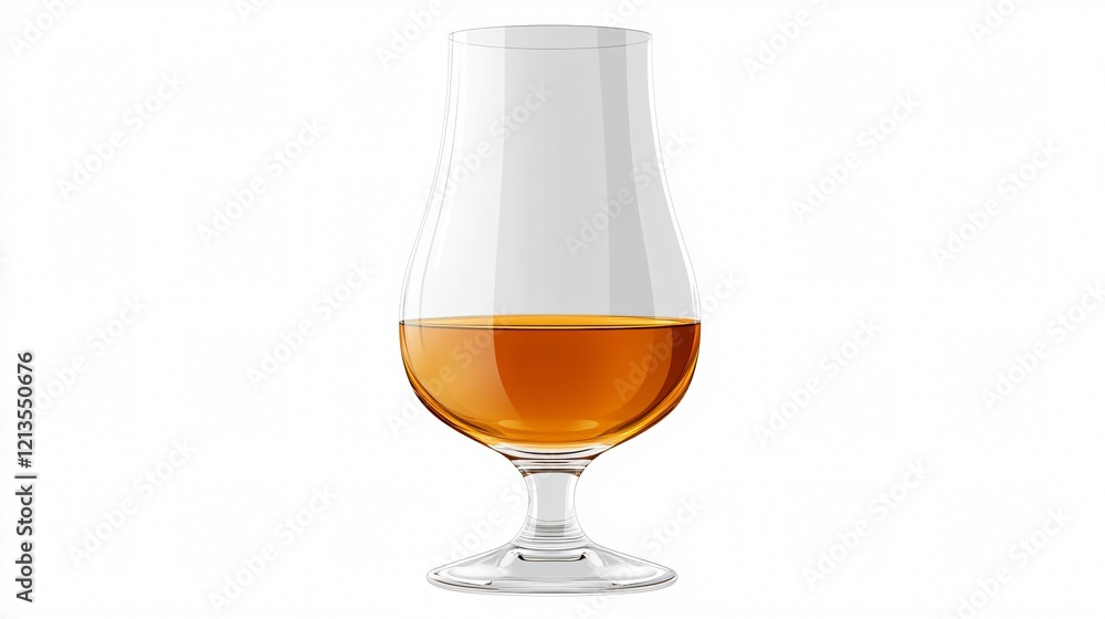 Clear Glass Whiskey Mockup Wide Angle Centered Shot Clear Glass Whiskey Mockup Wide Angle Centered Shot