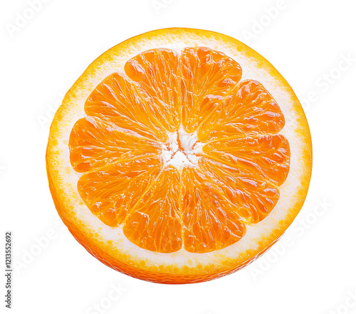 Orange slice png isolated on transparent background