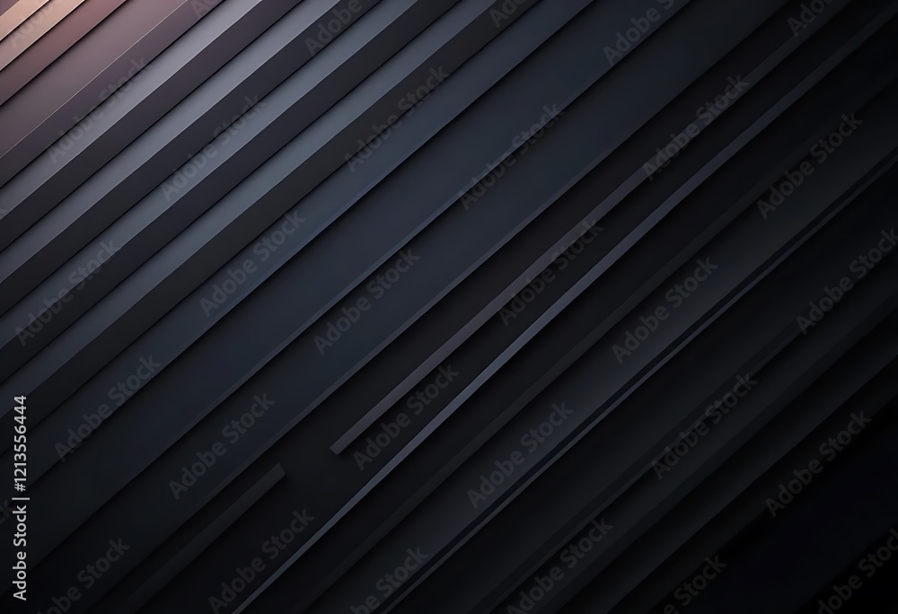 Obraz premium Abstract Diagonal Lines Dark Gradient Background