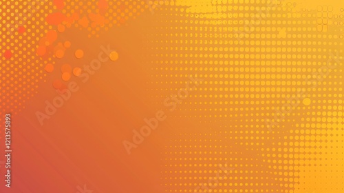 Wallpaper Mural Orange and Yellow Halftone Background Torontodigital.ca