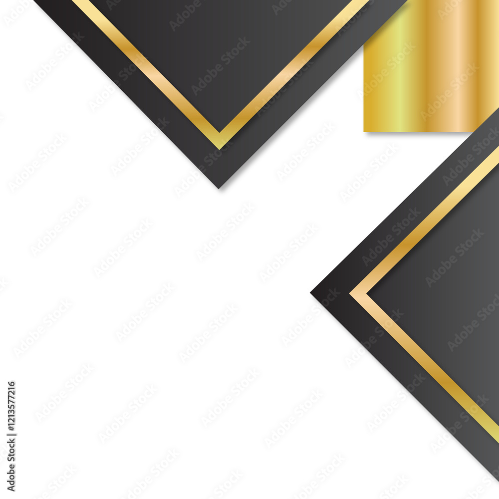black and gold corner element design transparent background black and gold corner element design transparent background