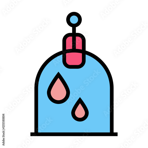 blood cupping ,Vacuum bloodletting icon vector design templates