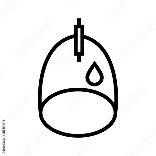 blood cupping ,Vacuum bloodletting icon vector design templates