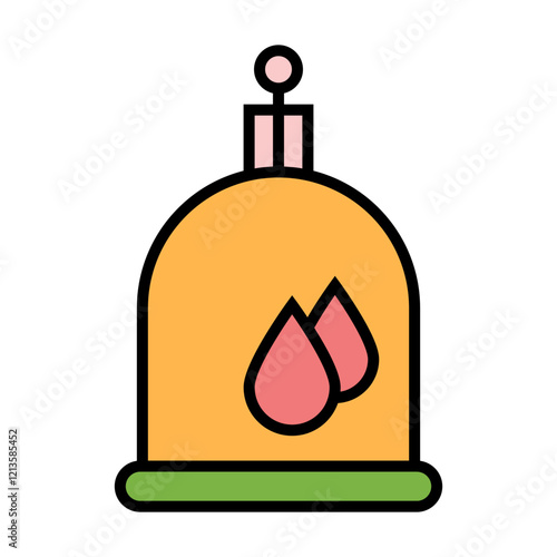 blood cupping ,Vacuum bloodletting icon vector design templates