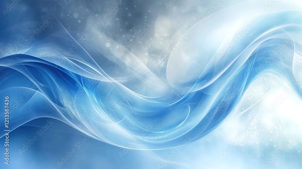 Blue abstract curve background Blue abstract curve background