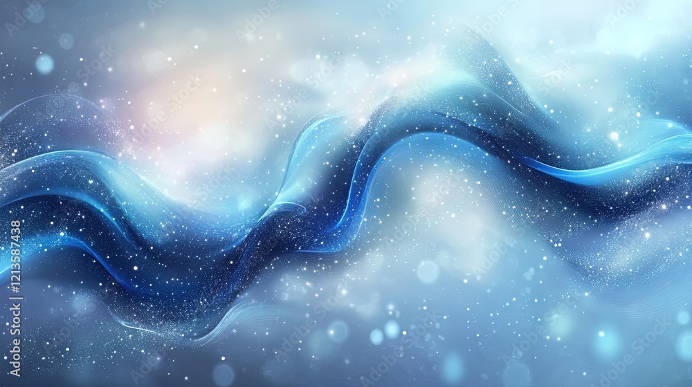 Blue abstract curve background Blue abstract curve background