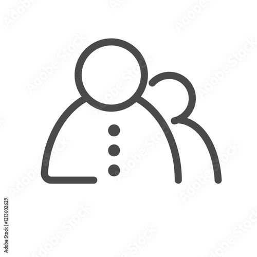Little sigh outline  icon pack
