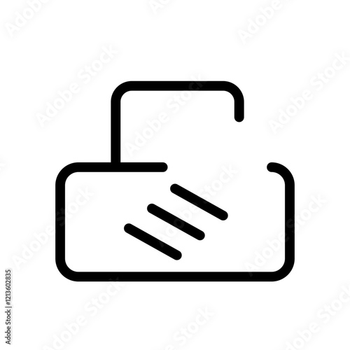 Little sigh outline  icon pack