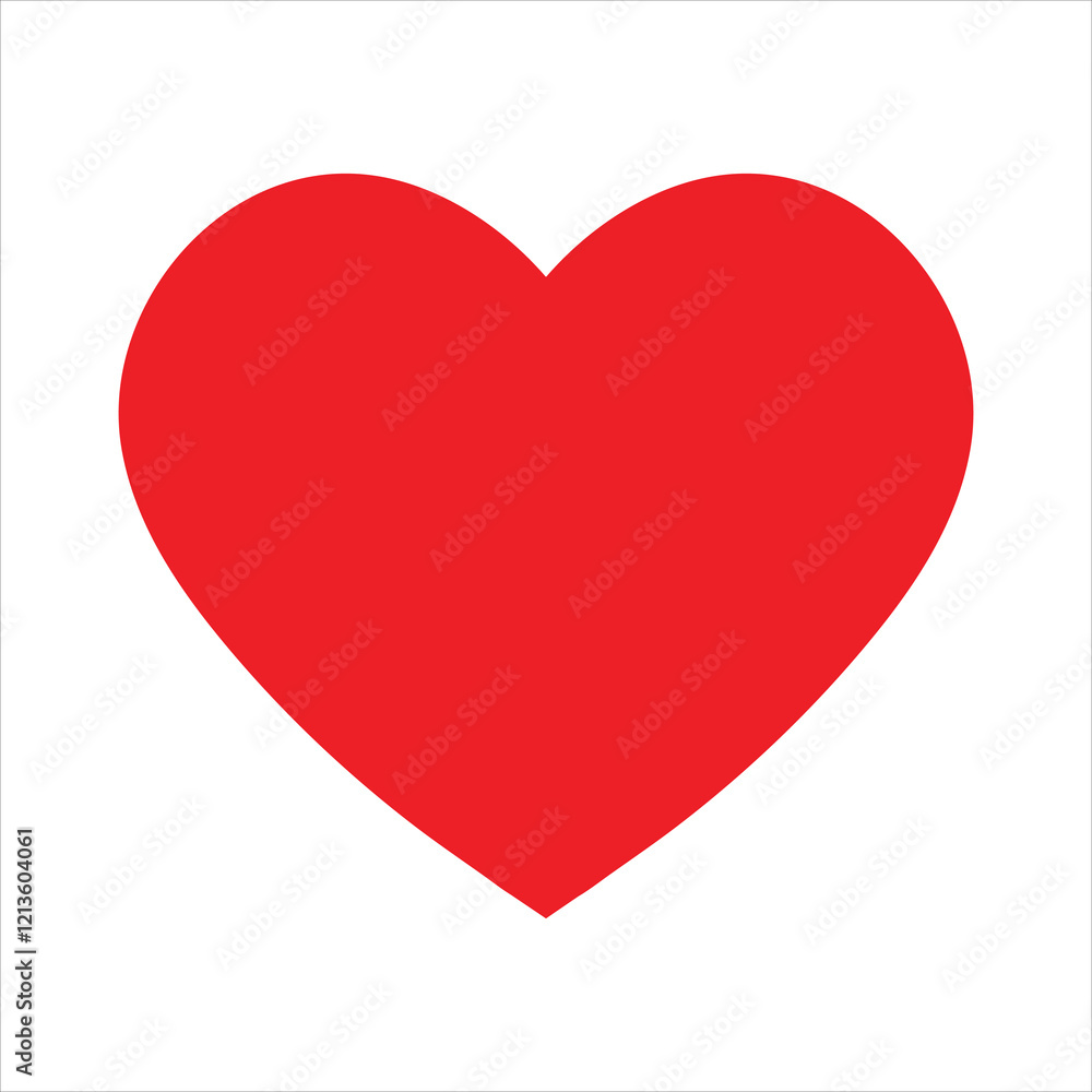red heart isolated on white background red heart isolated on white background