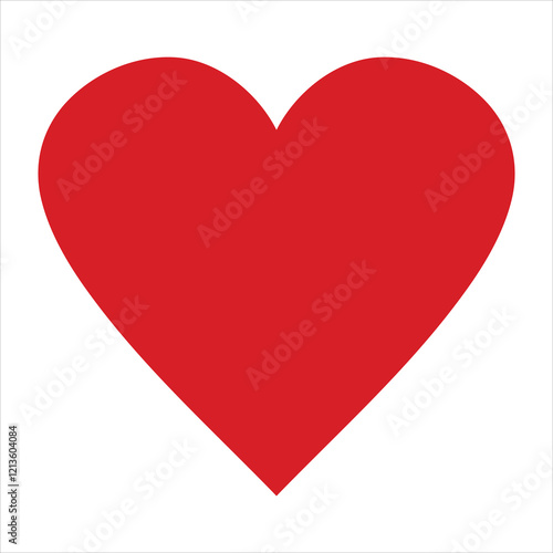 red heart isolated on white background Free Download red heart isolated on white background - GFXLoad