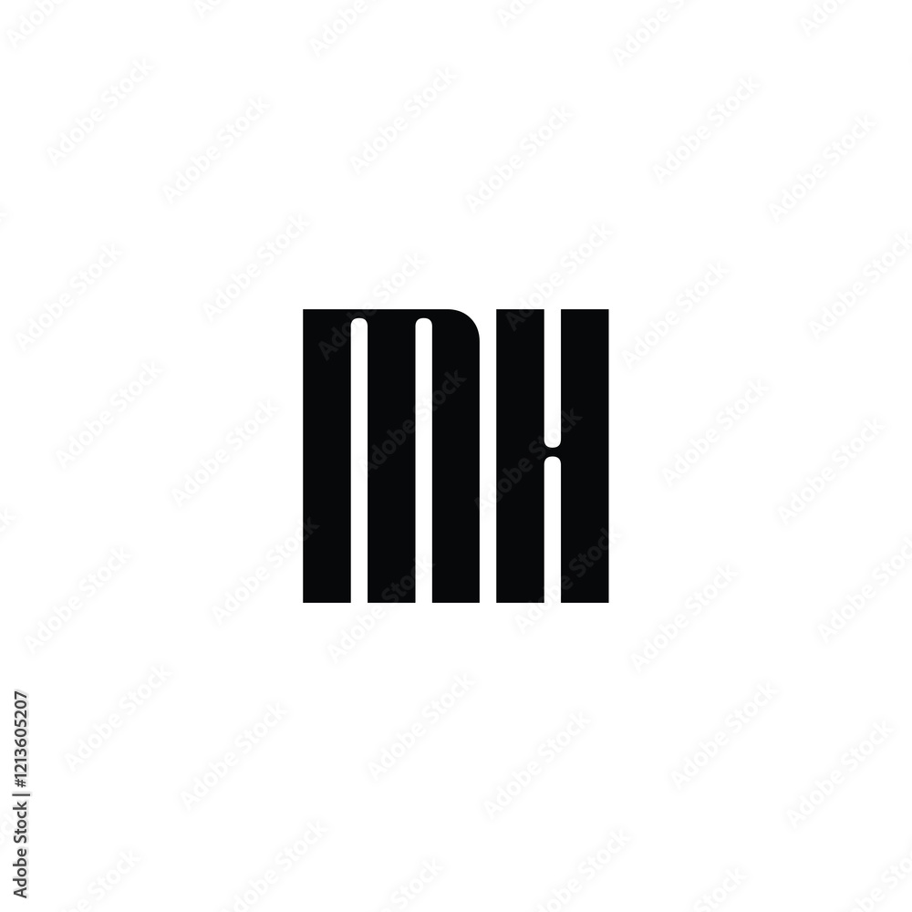 MH monogram logo design letter text name symbol monochrome logotype alphabet character simple logo MH monogram logo design letter text name symbol monochrome logotype alphabet character simple logo